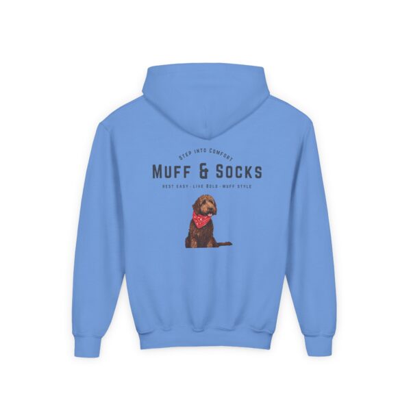 "Sock It To Me" Youth Hooded Sweatshirt - Image 10