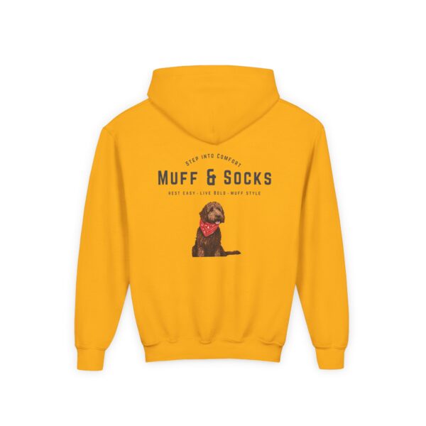 "Sock It To Me" Youth Hooded Sweatshirt - Image 8
