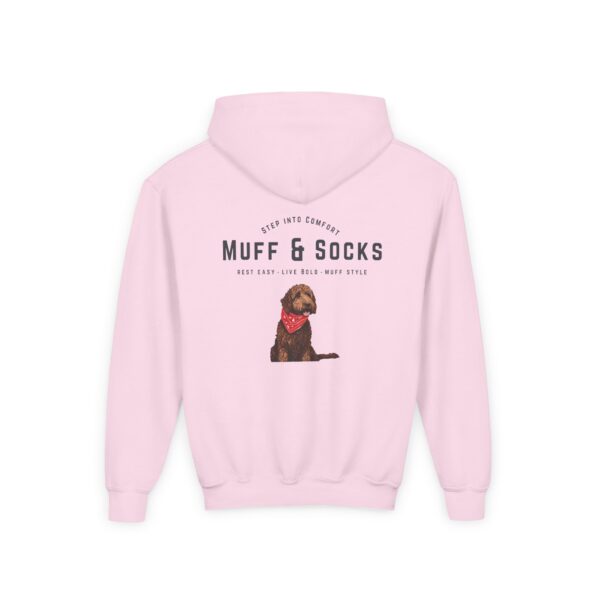 "Sock It To Me" Youth Hooded Sweatshirt - Image 12